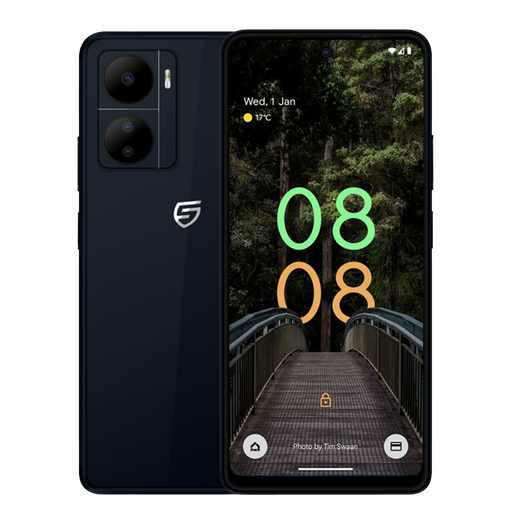Front and Back Image of the STK X4 5G Smartphone