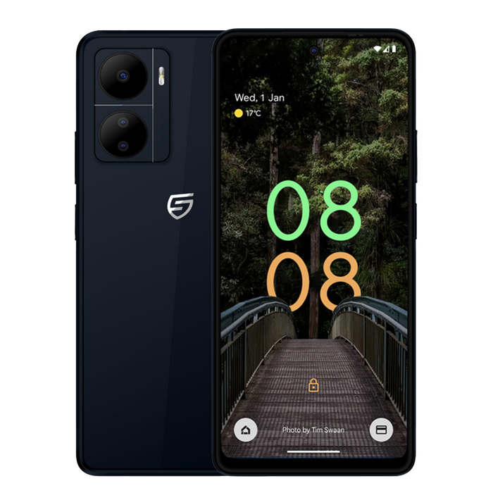 Front and Back Image of the STK X4 5G Smartphone