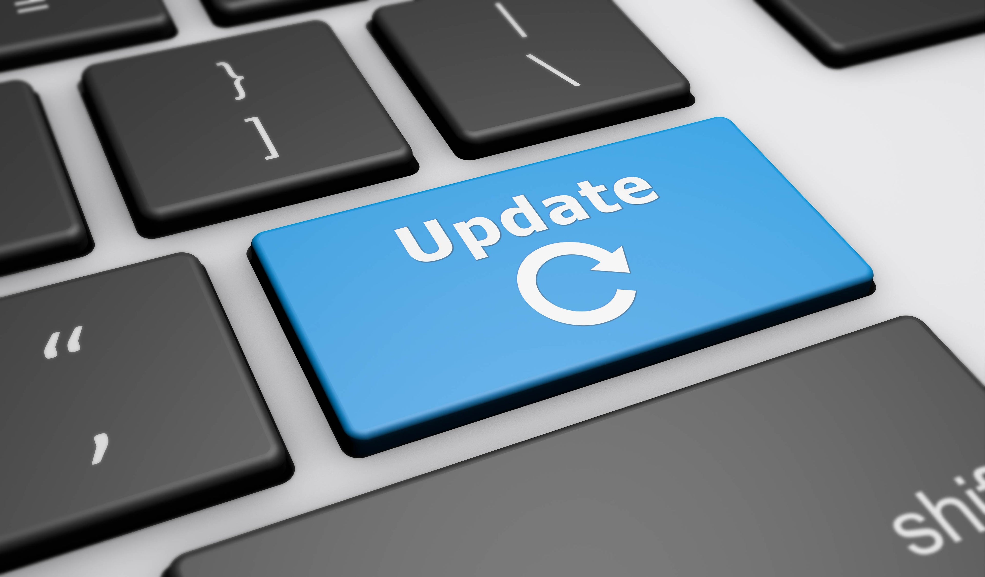 Security update banner
