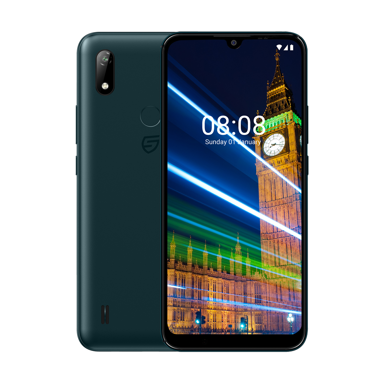 Front and back image of STK X3 eCOA smartphone