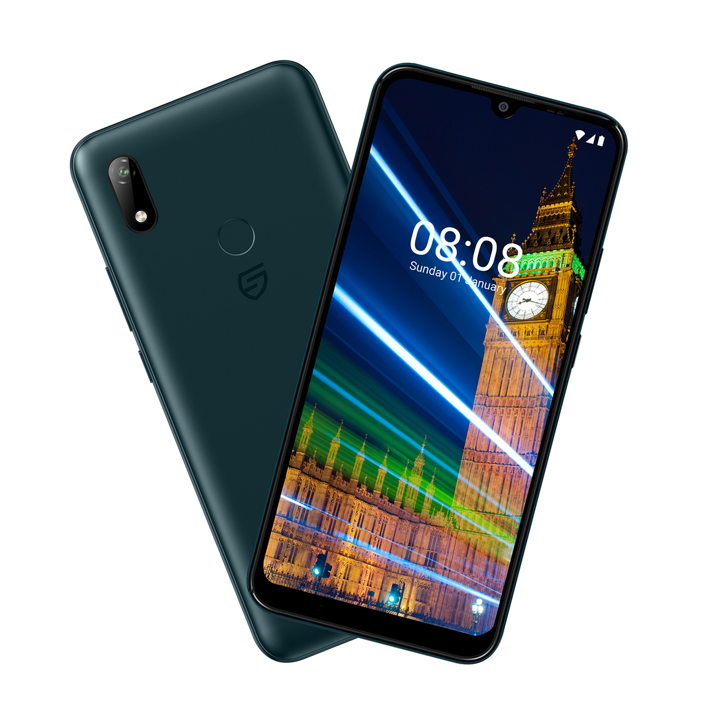 Front and back image of STK X3 eCOA smartphone